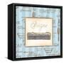 Bleu Beaute Feminine I-Charlene Audrey-Framed Stretched Canvas