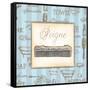 Bleu Beaute Feminine I-Charlene Audrey-Framed Stretched Canvas