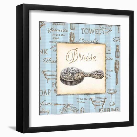 Bleu Beaute Feminine II-Charlene Audrey-Framed Art Print