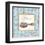 Bleu Beaute Feminine II-Charlene Audrey-Framed Art Print