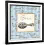 Bleu Beaute Feminine II-Charlene Audrey-Framed Art Print