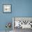 Bleu Beaute Feminine II-Charlene Audrey-Framed Stretched Canvas displayed on a wall