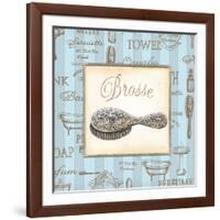 Bleu Beaute Feminine II-Charlene Audrey-Framed Art Print