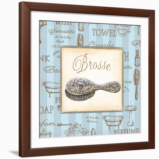 Bleu Beaute Feminine II-Charlene Audrey-Framed Art Print