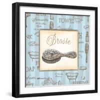 Bleu Beaute Feminine II-Charlene Audrey-Framed Art Print