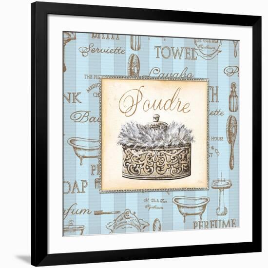 Bleu Beaute Feminine IV-Charlene Audrey-Framed Art Print