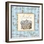 Bleu Beaute Feminine IV-Charlene Audrey-Framed Art Print