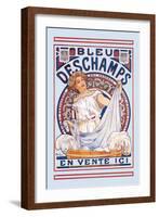 Bleu Deschamps En Vente Ici-Alphonse Mucha-Framed Art Print