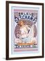 Bleu Deschamps En Vente Ici-Alphonse Mucha-Framed Art Print