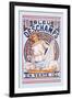 Bleu Deschamps En Vente Ici-Alphonse Mucha-Framed Art Print