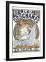 Bleu Dsechamps Sold Here-Alphonse Mucha-Framed Art Print