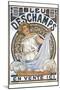 Bleu Dsechamps Sold Here-Alphonse Mucha-Mounted Art Print