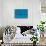 Bleu II-Joan Miro-Art Print displayed on a wall