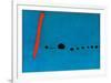 Bleu II-Joan Miro-Framed Art Print