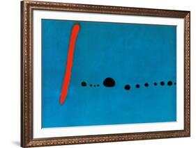 Bleu II-Joan Miro-Framed Art Print