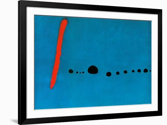 Bleu II-Joan Miro-Framed Art Print