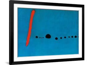 Bleu II-Joan Miro-Framed Art Print