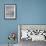 Bleu, No. 10-Brian Leighton-Framed Art Print displayed on a wall