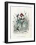 Bleuet Et Coquelicot-JJ Grandville-Framed Art Print