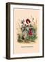 Bleuet et Coquelicot-J.J. Grandville-Framed Art Print