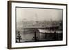 Blick Auf Dampfer Patria Im Hafen, Hapag-null-Framed Giclee Print