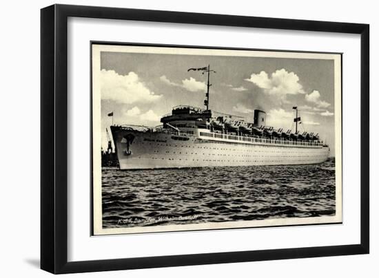 Blick Auf Das Kdf Dampfschiff Wilhelm Gustloff-null-Framed Premium Giclee Print