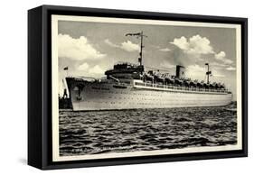 Blick Auf Das Kdf Dampfschiff Wilhelm Gustloff-null-Framed Stretched Canvas