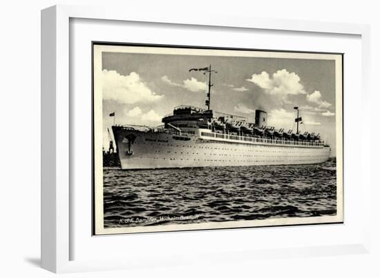 Blick Auf Das Kdf Dampfschiff Wilhelm Gustloff-null-Framed Giclee Print