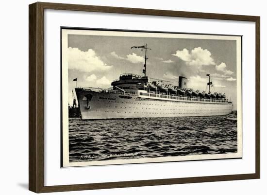 Blick Auf Das Kdf Dampfschiff Wilhelm Gustloff-null-Framed Giclee Print