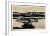 Blick Auf Den Dampfer Dresden Auf Der Elbe-null-Framed Giclee Print