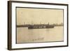 Blick Auf Den Tanker Le Quillebeuf, Hafen, Kräne-null-Framed Giclee Print