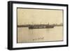 Blick Auf Den Tanker Le Quillebeuf, Hafen, Kräne-null-Framed Giclee Print