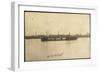 Blick Auf Den Tanker Le Quillebeuf, Hafen, Kräne-null-Framed Giclee Print