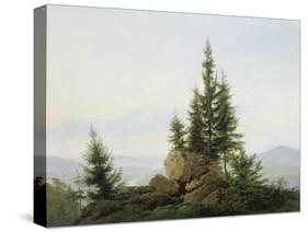 Blick in Das Tal Der Elbe, 1807-Caspar David Friedrich-Stretched Canvas