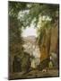 Blick vom Grab des Vergil auf die Stadt Neapel-Franz Ludwig Catel-Mounted Giclee Print