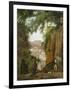 Blick vom Grab des Vergil auf die Stadt Neapel-Franz Ludwig Catel-Framed Giclee Print