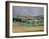 Blick Zum Mount Saint-Victoire, 1882/85-Paul Cézanne-Framed Giclee Print