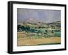 Blick Zum Mount Saint-Victoire, 1882/85-Paul Cézanne-Framed Giclee Print