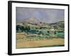 Blick Zum Mount Saint-Victoire, 1882/85-Paul Cézanne-Framed Giclee Print