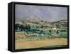 Blick Zum Mount Saint-Victoire, 1882/85-Paul Cézanne-Framed Stretched Canvas