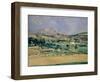 Blick Zum Mount Saint-Victoire, 1882/85-Paul Cézanne-Framed Giclee Print