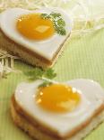 Heart-Shaped Ham and Egg on Toast-Blickpunkte-Photographic Print