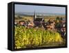 Blienschwiller, Alsatian Wine Route, Alsace Region, Bas-Rhin, France-Walter Bibikow-Framed Stretched Canvas