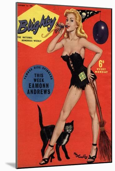 Blighty, Glamour Pin-Ups Models Halloween Magazine, UK, 1958-null-Mounted Giclee Print