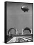 Blimp Hangar-Andreas Feininger-Framed Stretched Canvas