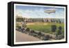 Blimp over Ballpark, St. Petersburg, Florida-null-Framed Stretched Canvas