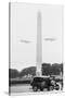 Blimps Practice over the Washington Monument-null-Stretched Canvas