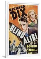 Blind Alibi, Top from Left: Richard Dix, Whitney Bourne, 1938-null-Framed Art Print