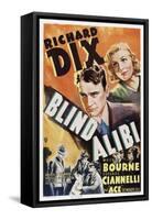 Blind Alibi, Top from Left: Richard Dix, Whitney Bourne, 1938-null-Framed Stretched Canvas