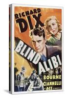 Blind Alibi, Top from Left: Richard Dix, Whitney Bourne, 1938-null-Stretched Canvas